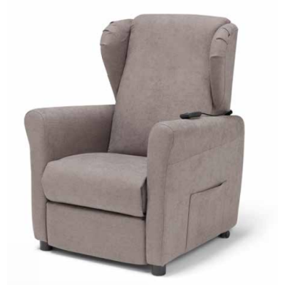 Poltrona relax elettrica NORMA Permaflex con Lift 2 Motori – Doppia Pediera e Roller di Serie