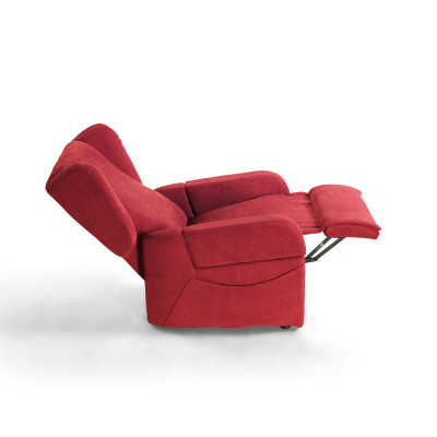 Poltrona relax elettrica TOSCA Permaflex con Lift 2 Motori – Doppia Pediera, Roller e Coperture di Serie