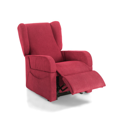 Poltrona relax elettrica TOSCA Permaflex con Lift 2 Motori – Doppia Pediera, Roller e Coperture di Serie